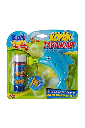 Yunus Figürlü Köpük Tabancası - Baloncuk Tabancası - Köpüklü Silah - Baloncuk Oyunu