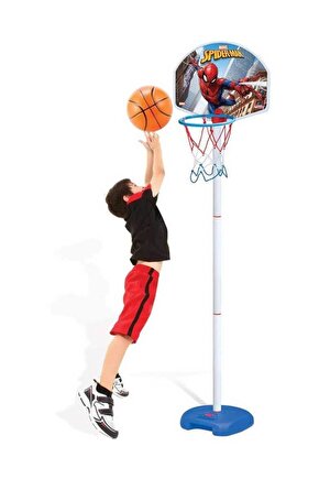 Spiderman Ayaklı Basketbol Set Çocuk Basket Potası-3404