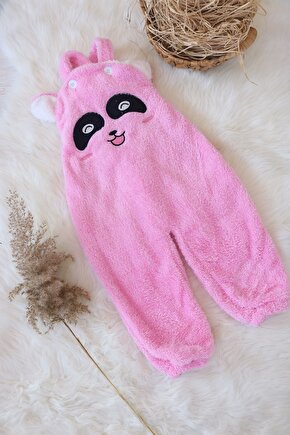 Welsoft Peluş Unisex Fermuarlı Bebek Uyku Tulumu Bebek Tulumu Çocuk Tulumu Çocuk Kostümü