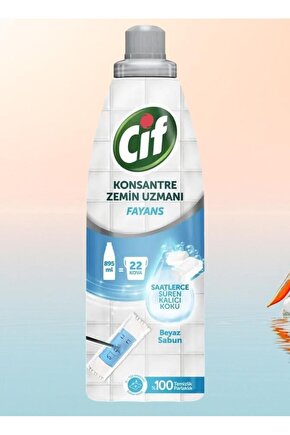 Konsantre Zemin Uzmanı Fayans Beyaz Sabun 895 ml