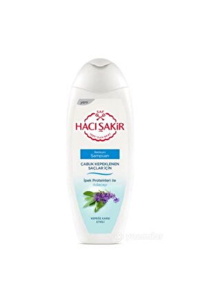 HACI ŞAKİR KEPEĞE KARŞI ETKİLİ 3 ADET 2 Sİ 1 ARADA DOĞAL ADAÇAYI VE İPEK PROTEİNİ ÖZÜ 500 ML