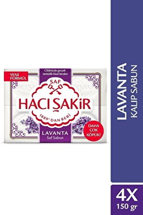 Lavanta Saf Kalıp Sabun 4x150 gr