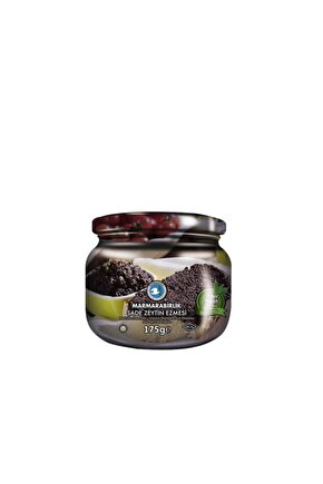 MARMARABİRLİK SİYAH SADE EZME 175 GR. CAM * 12
