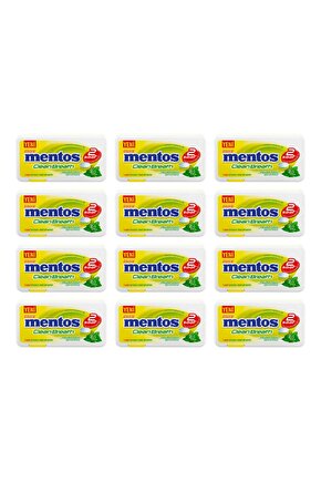 Clean Breath Melisa Özlü Limon Aromalı Tatlandırıcılı Tablet Şekerleme 21 g x 12 Adet