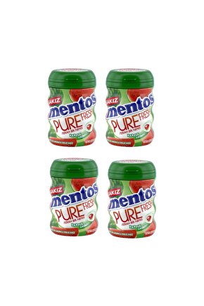Pure Fresh Karpuz Aromalı Şekersiz Draje Sakız 60 g x 4 Adet