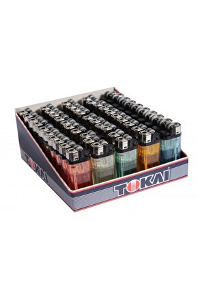 Mavi Taşlı Doldur Kullan Çakmak 50 Li Paket