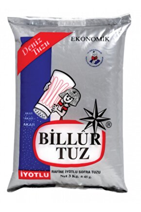 Iyotlu Tuz 3 Kg