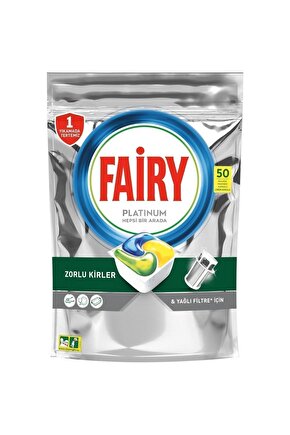 Platinum 50li Yıkama Bulaşık Makinesi Deterjanı Tablet