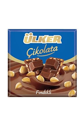 Kare Fındıklı Çikolata 70 Gr 6 Adet
