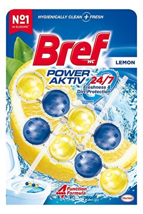Power Aktiv Katı Tuvalet Bloğu Limon Kokulu 2 Li