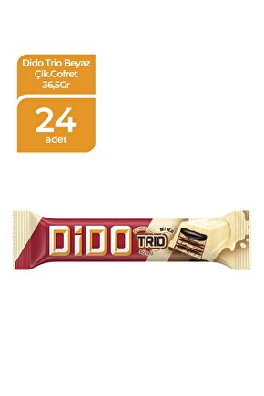 DİDO Trio - Beyaz, Bitter, Sütlü - 36.5 gram - 24 Adet