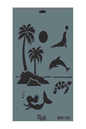 Stencil New Seri 532 25x35