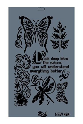 Stencil New Seri 464 25x35