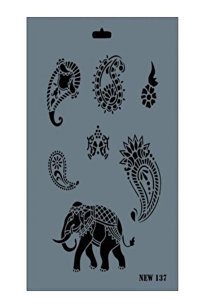 Stencil New Seri 137 25x35