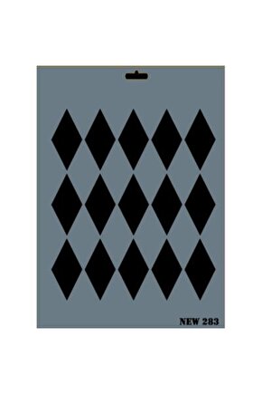 New Seri N-283 Stencil 35x25 Cm