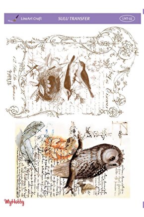 Lineart Sulu Transfer No:LNT55 25x35cm