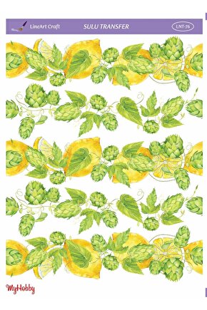 Lineart Sulu Transfer No:LNT76 25x35cm