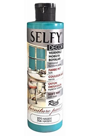 Selfy Decor Kendinden Vernikli Boya 832 Havai 240 Cc