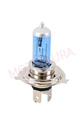 Motosiklet Far Ampulü Beyaz Işık H4 Spacy Ktm-200 Duke Ybr125 Esd Tvs Apache