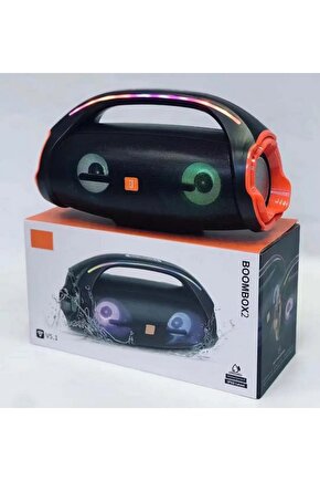 BOOMBOX2 BLUETOOTH SPEAKER ŞARJLI TAŞINABİLİR KABLOSUZ HOPARLÖR SD KART USB AUX FM RADYO