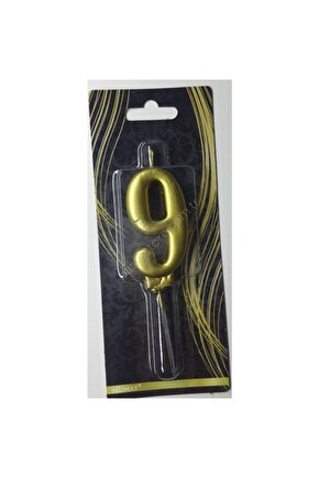 9 Rakam Mum Gold Altın