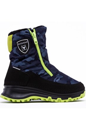 BUCK1102 Dasdas Camo Water-Resistant Erkek Çocuk Lacivert Kar Botu