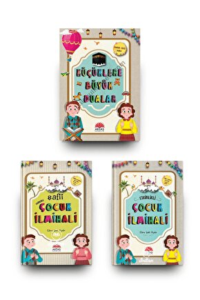Çocuklar İlmihali Çocuklar İçin Büyük Dualar 3 Kitap Seti