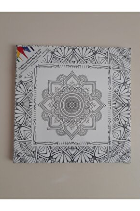 Mandala Boyama Tuval Seti 35x35 cm
