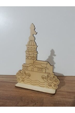 Beceri Geliştiren Ahşap Biblo Boyama 3 Lü