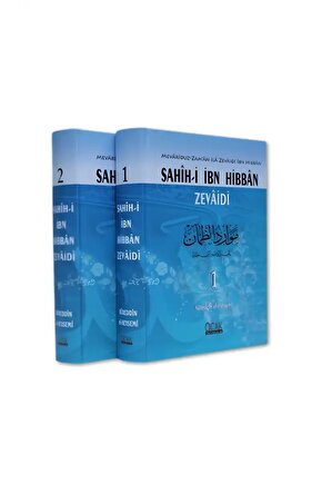 Sahihi-i Ibn Hibban Zevaidi (2 Cilt) (mevariduz-zaman Ila Zevaidi Ibn Hibran)
