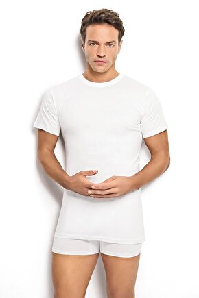 BeyazErkek O Yaka Fanila 3lü Paket-104