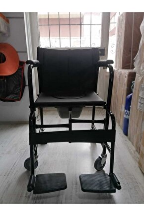 Tekerlekli Hasta Klozet Hasta Klozeti Tuvaleti Banyo Yaşlı Hasta Sandalyesi