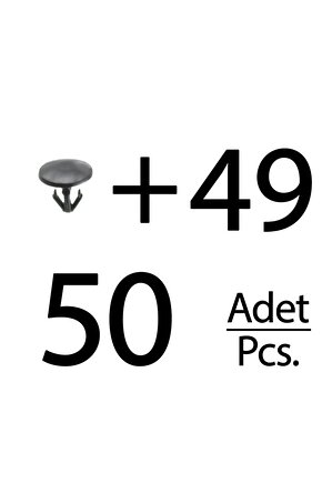 Mazda için Fitil Klipsi- 50 Adet