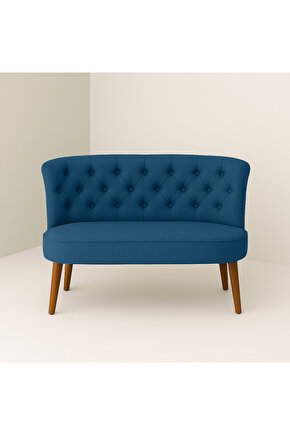 İkili Koltuk Mavi - Çay Seti Koltuk