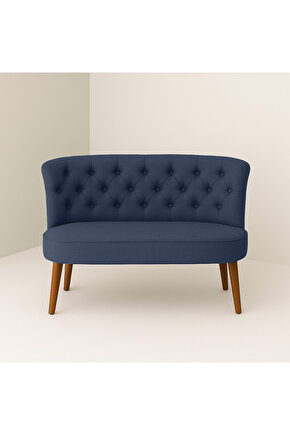İkili Koltuk Lacivert - Çay Seti Koltuk