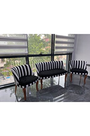 Zebra Çay Seti Koltuk Takımı Balkon&ofis