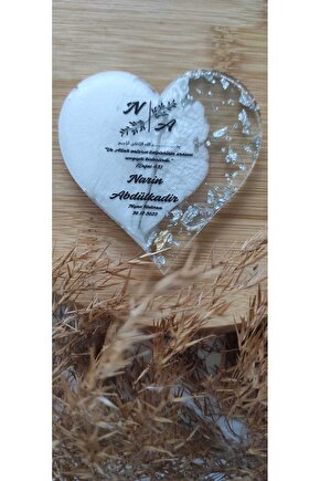 En Hayal Atölyem Epoksi Hediyelik Magnet Özel Tasarım Baskı-20 Adet-söz-nişan-nikah-kına Hatırası