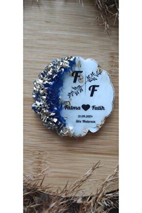 En Hayal Atölyem Epoksi Hediyelik Magnet 20 Adet Özel Tasarım Söz-nişan-nikah-kına-mevlüt-mezuniyet