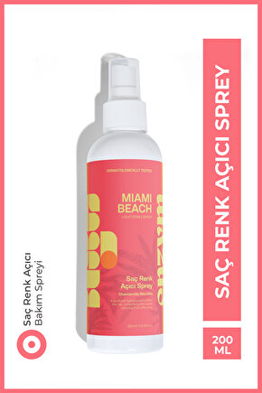 Miami Beach Renk açıcı saç sprey 200 ml (papatya suyu)