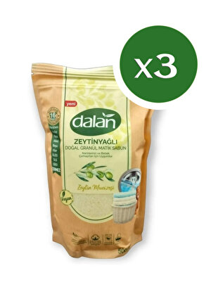 Doğal Zeytinyağlı Granül Sabun Bebek Deterjanı 500 Gr X 3 Adet