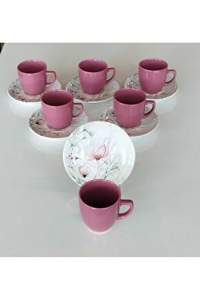 12 PARÇA 6 KİŞİLİK KAHVE FİNCAN TAKIMI