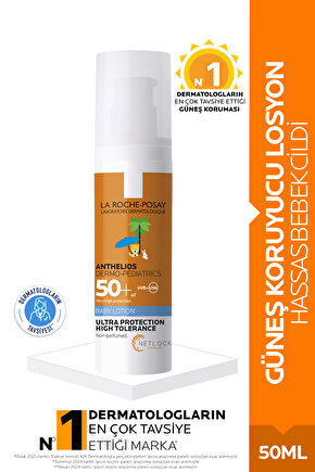 Anthelios Baby Milk Spf50+ Güneş Koruyucu 50 ml
