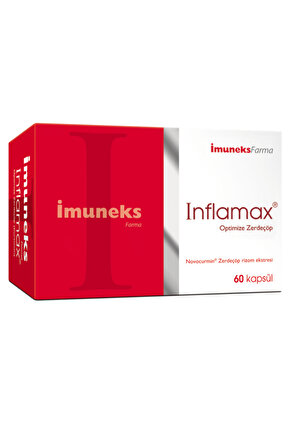 İnflamax Optimize Zerdeçöp Curcumin 60 Kapsül- (SKT: 012026)