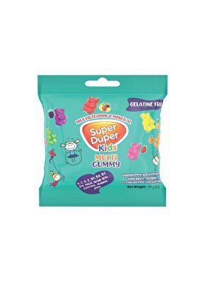 SUPER DUPER KIDS VIT&MIN jELİBON 20 GRX6ADET