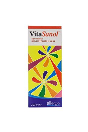 Skt 012025 Vitasanol Multivitamin Mineral Şurup 250 Ml Skt 0725