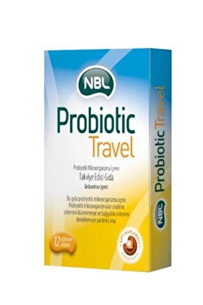 Probiotic Travel 12 Çiğneme Tableti