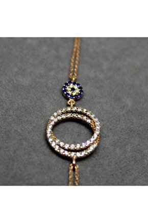 Çift Halka Rose Bileklik