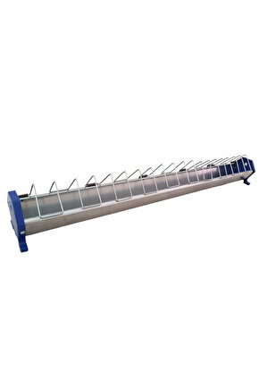 GÜVERCİN METAL YEMLİK 100 CM KUŞ BILDIRCIN KEKLİK TAVUK YEMLİK 1 METRE GALVANİZ YEMLİK