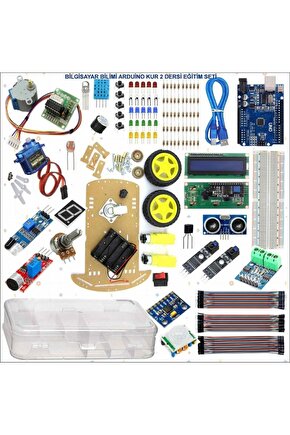 Arduino Bilgisayar Bilimi Kur 2 Dersi Eğitim Seti