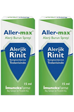 İmuneks Aller-Max Burun Spreyi 15 ml 2Lİ